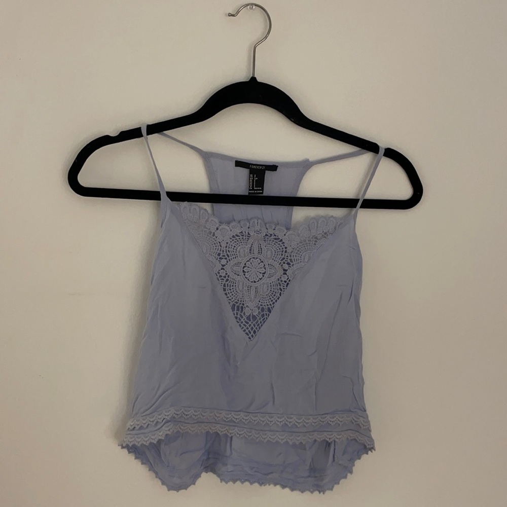 Forever 21 lace crop top